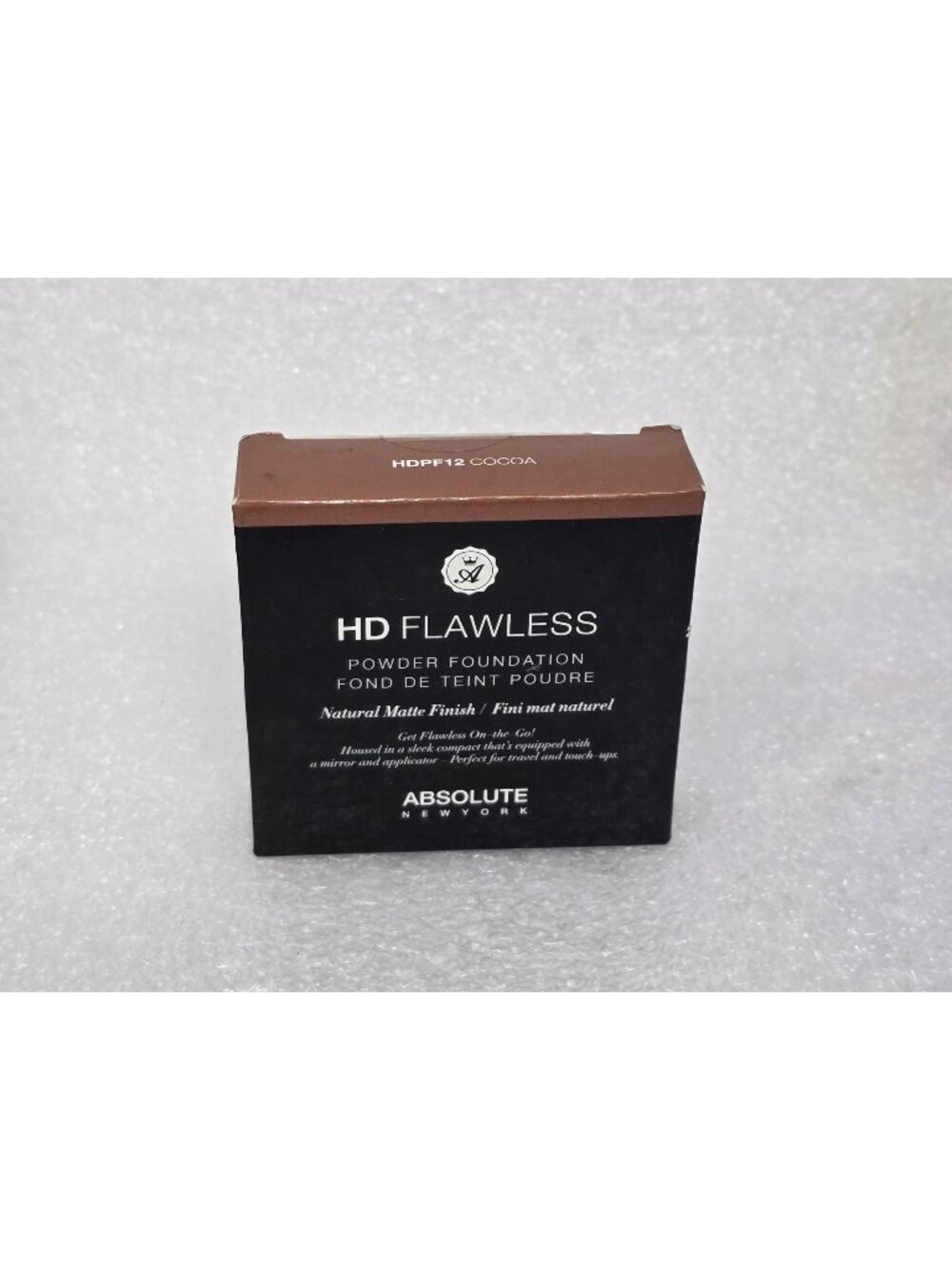 HD Flawless Powder Foundation Cocoa Natural Matte Finish Absolute New York